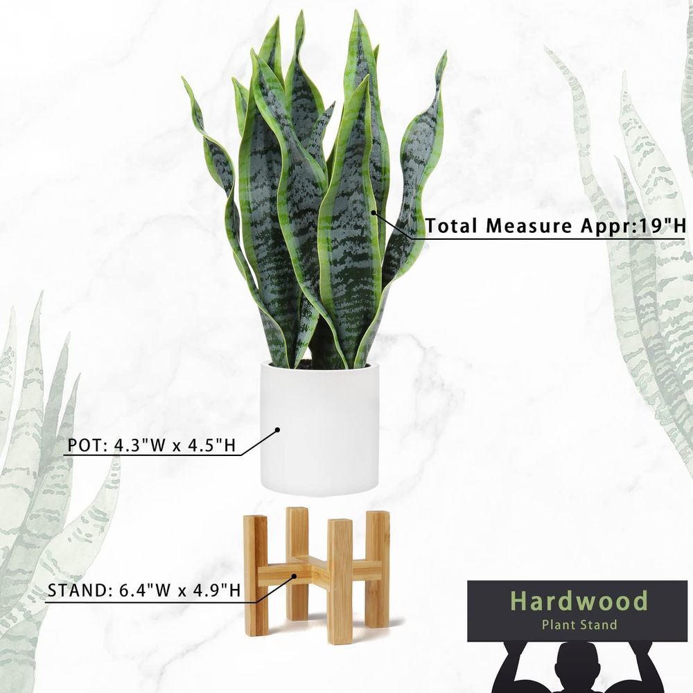 Artificial Snake Plant Potted  - Snake Plant Ceramic recensione e prezzo