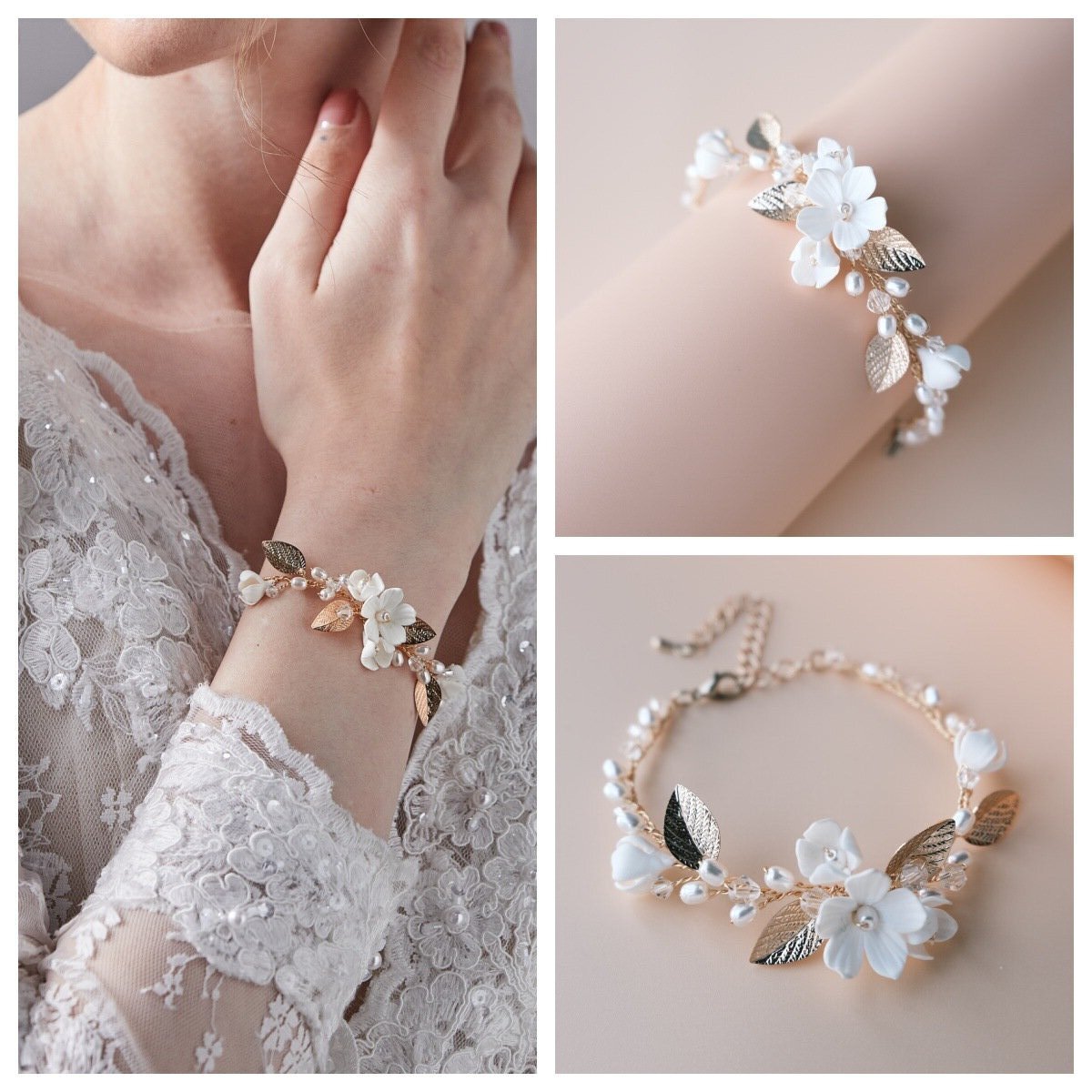 Ins Clay Flower Bridal Bracele - Snake Plant Ceramic recensione e prezzo