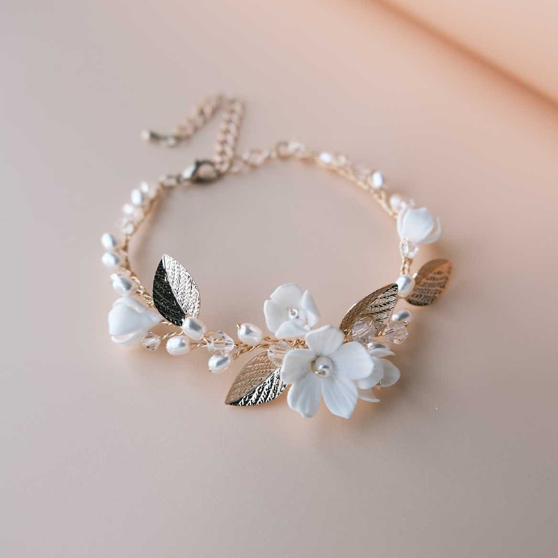 Ins Clay Flower Bridal Bracele - Snake Plant Ceramic recensione e prezzo