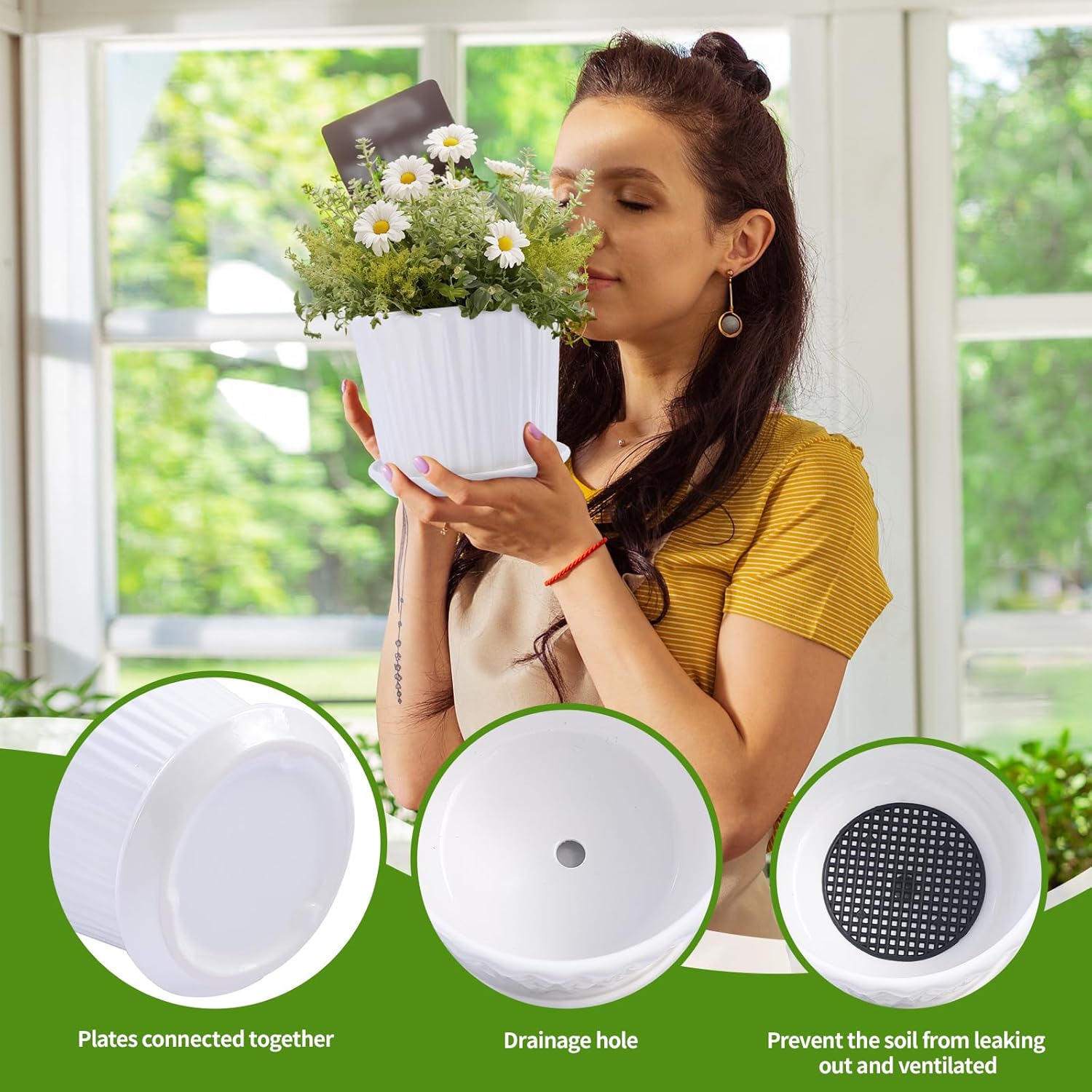 Plant Pots - 5.5 Inch Cylinder - Snake Plant Ceramic recensione e prezzo