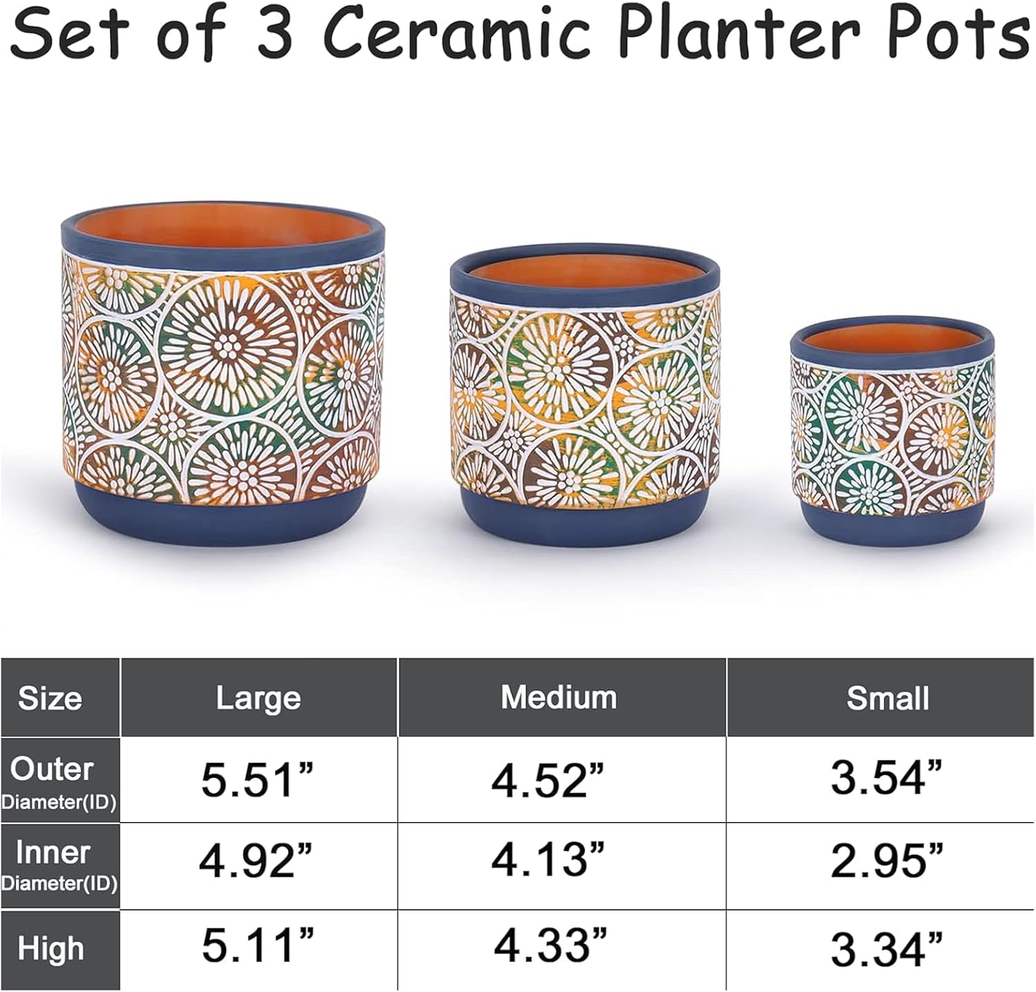 DeeCoo 3 Piece Ceramic Plant p - Snake Plant Ceramic recensione e prezzo